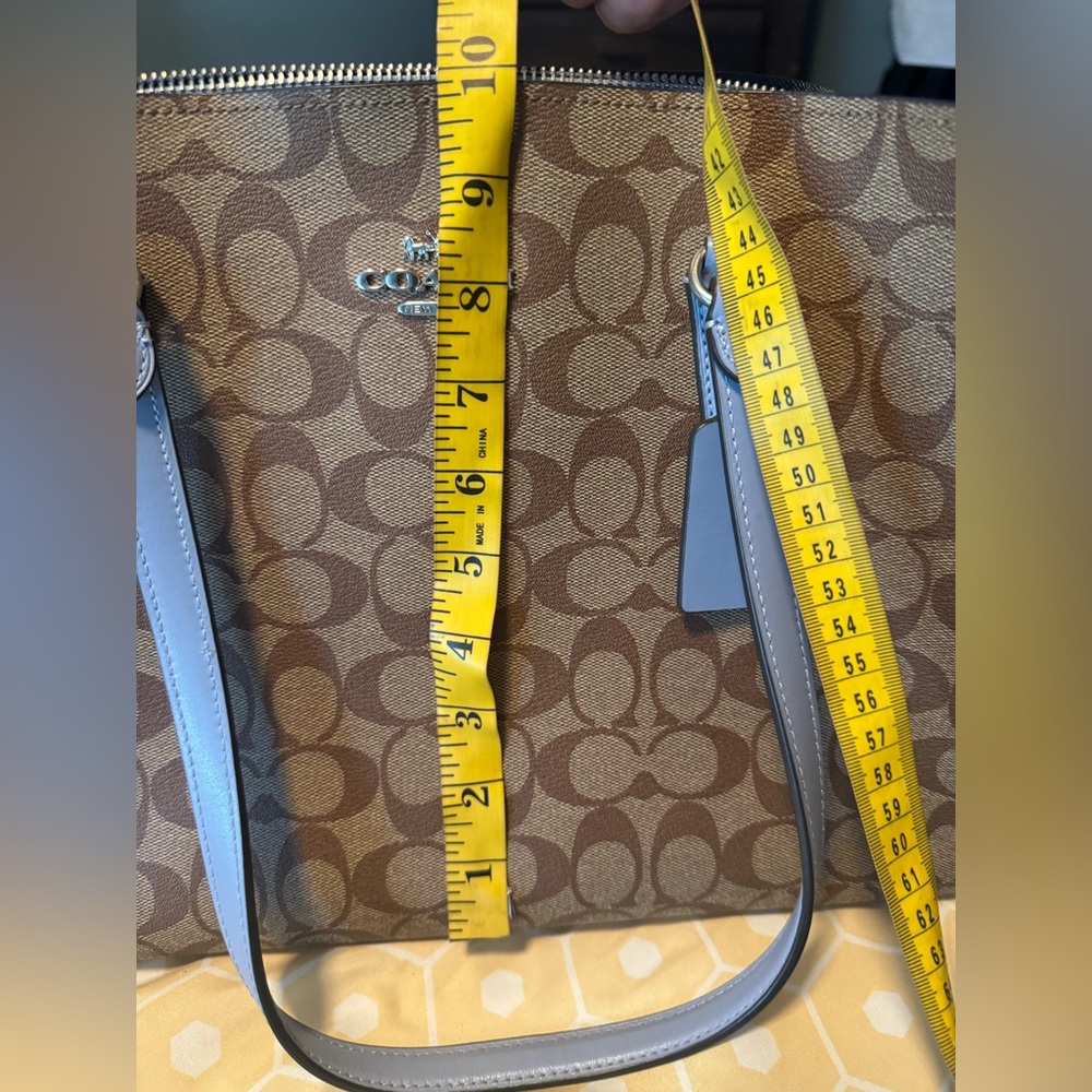 Coach Brown and Gray Women's Bag - Picture 8 of 9